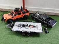 Tip Lego Technic Ford Raptor+Dom's Dodge+platforma