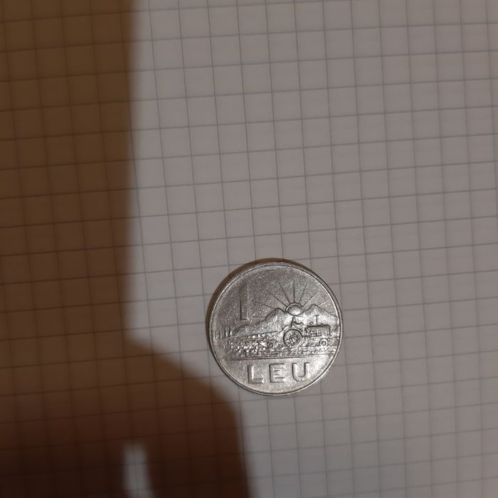 Moneda 1 leu 1966