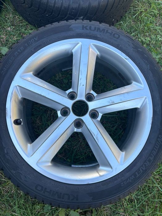 Jante 5x112 Audi Q3 Q5 WV Golf Tiguan Seat Skoda +anv iarna 245 45 18