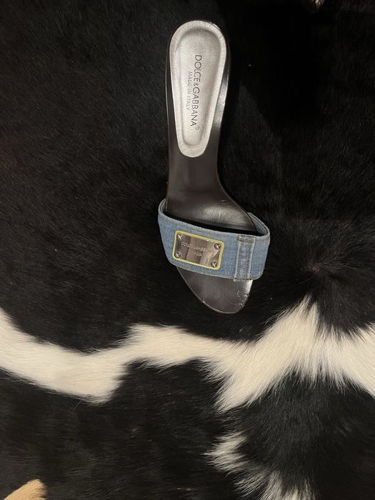 Sandale originale D&G denim marime 37