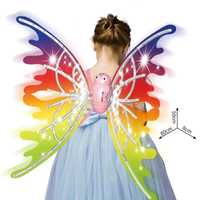 Электрические крылья бабочки для девочек с музыкальными огнями,