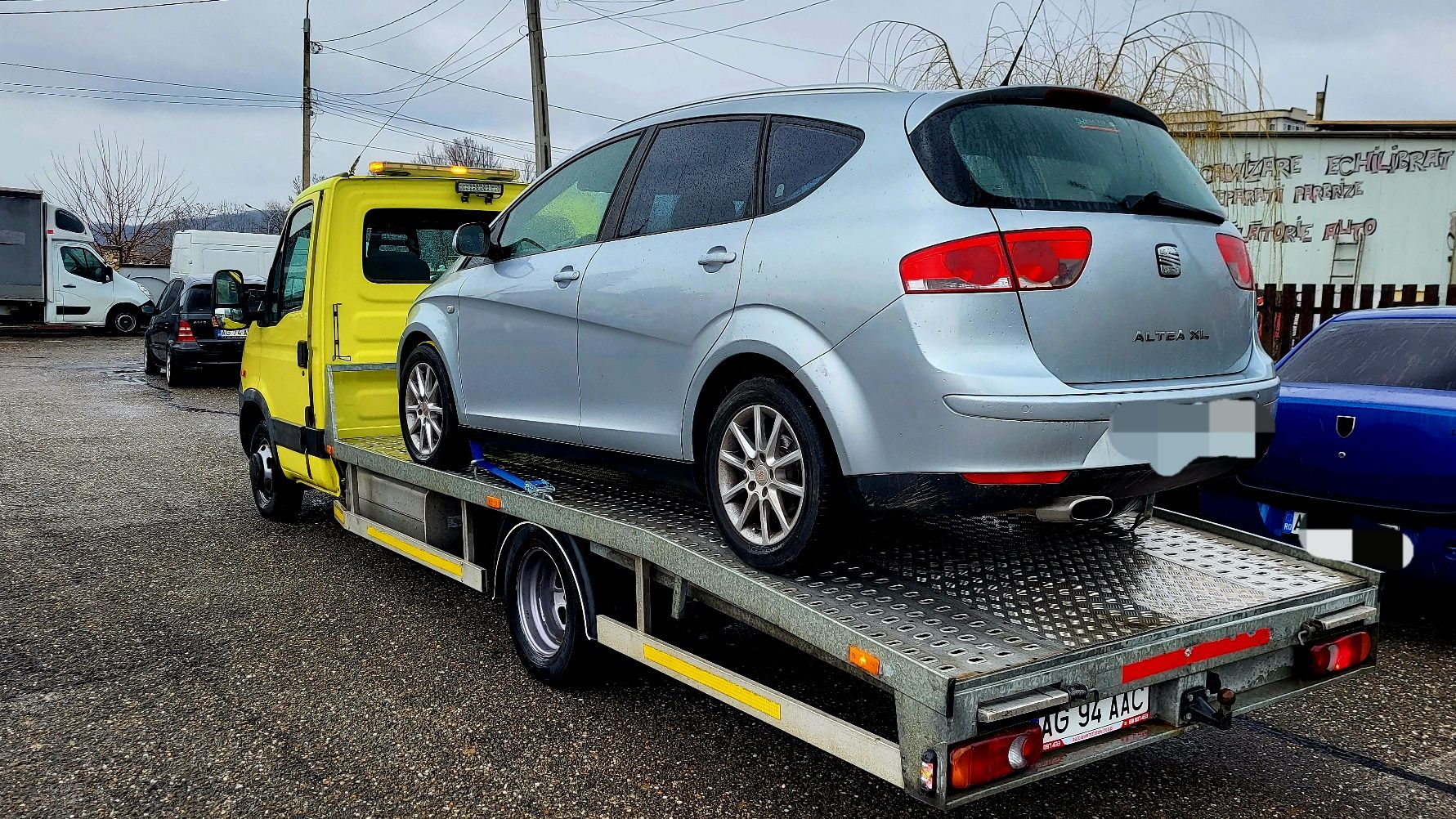 Tractari auto, platforma  NON STOP 24/7 Pitesti ,Mioveni,Autostrada A1