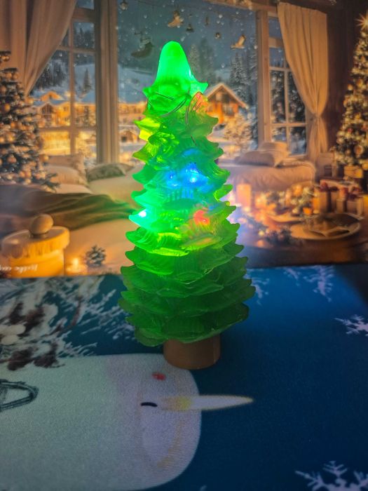 Коледни светещи декорации от глицеринов сапун – уникален сет