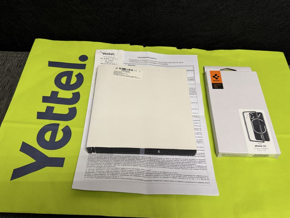 КАТО НОВ 256GB Nothing Phone 1 5G Yettel Гаранция 2026 Black