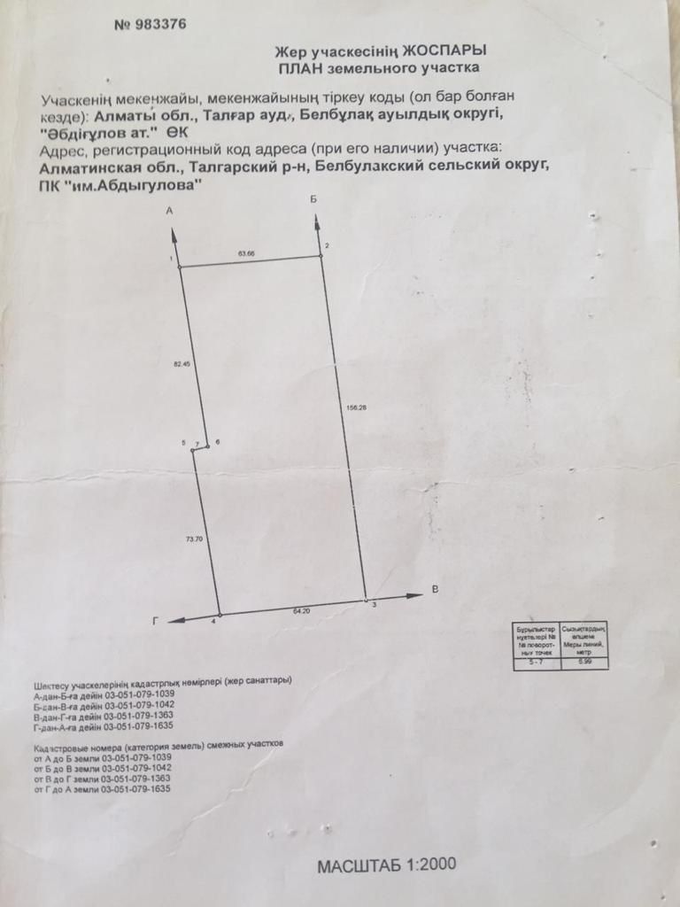 Продам участок земли 1га