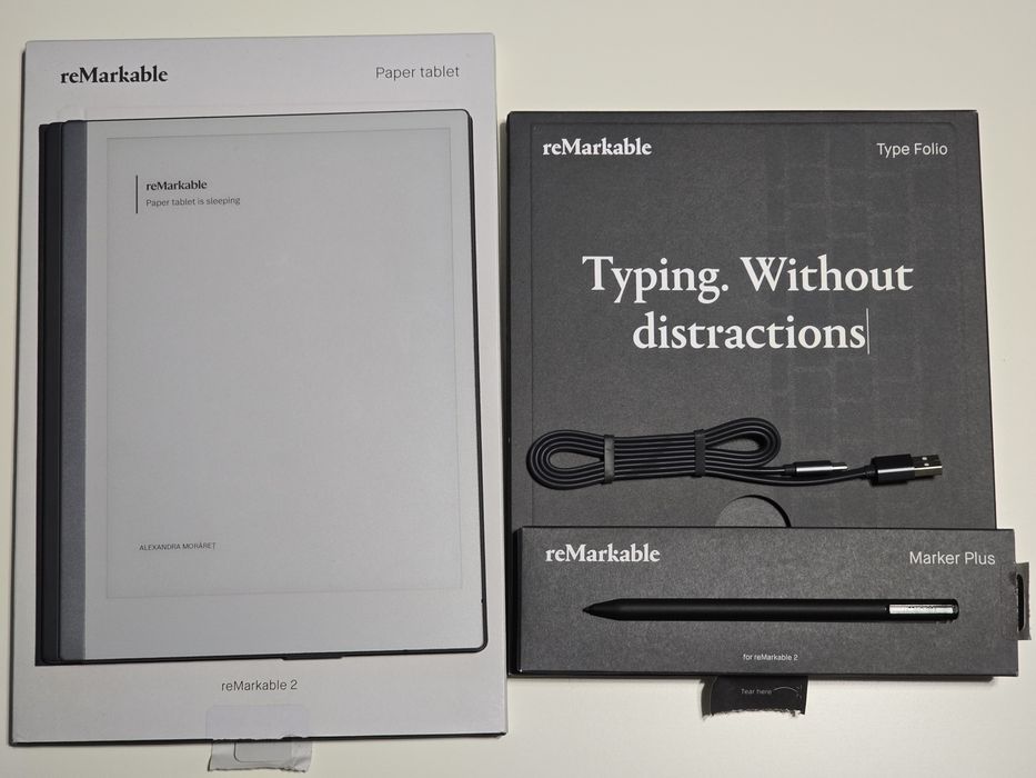 Remarkable 2 + Marker Plus + Type Folio