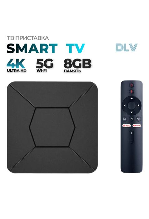 Смарт приставка, с голосовым поиском,