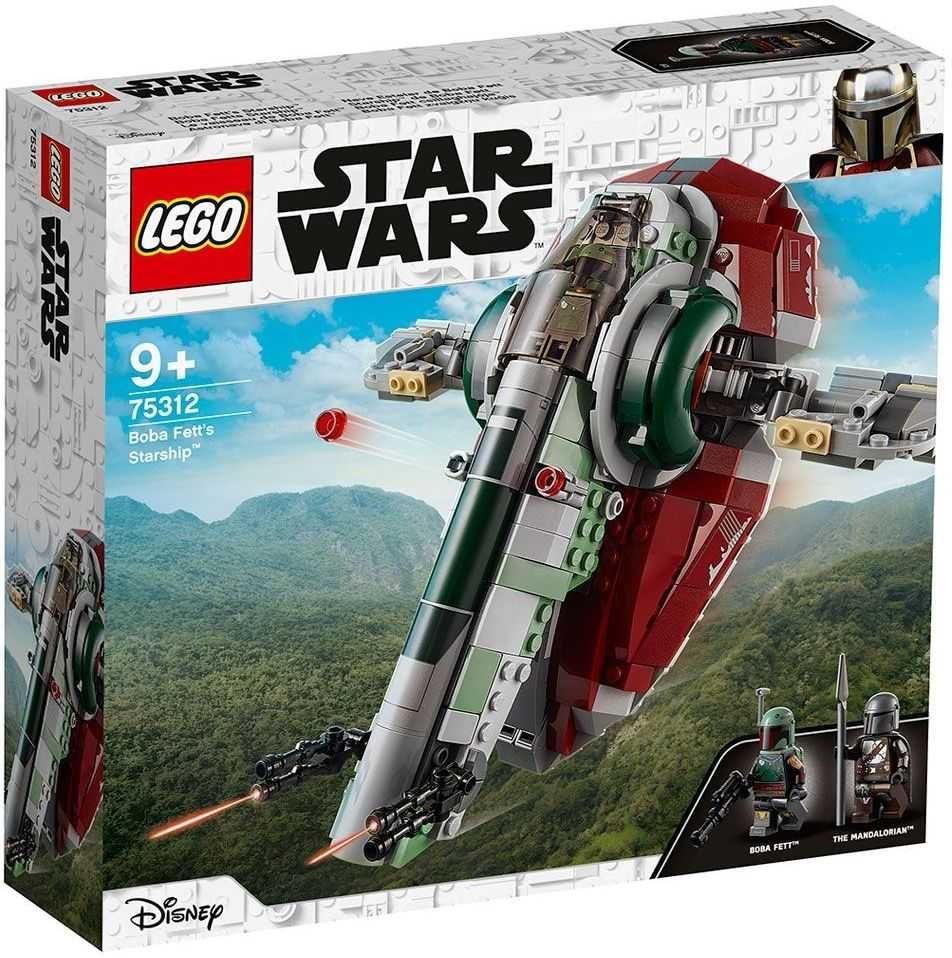 НОВО LEGO Star Wars - Boba Fett’s Starship 75312