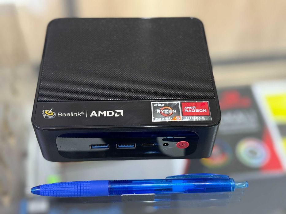 MiNi PC Beeling 5 PRO AMD Ryzen 5-5560U озу16гб 128+256 ssd