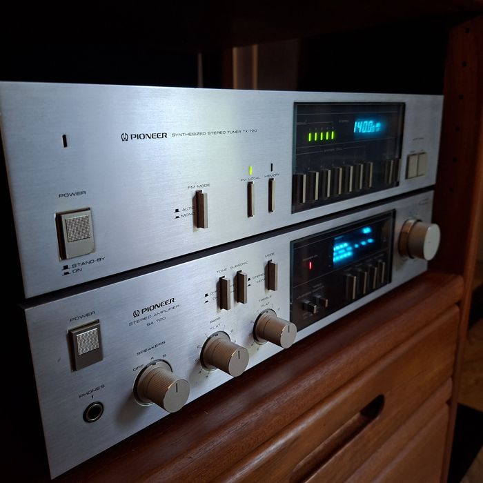 Amplificator Pioneer SA 720 și tuner TX 720