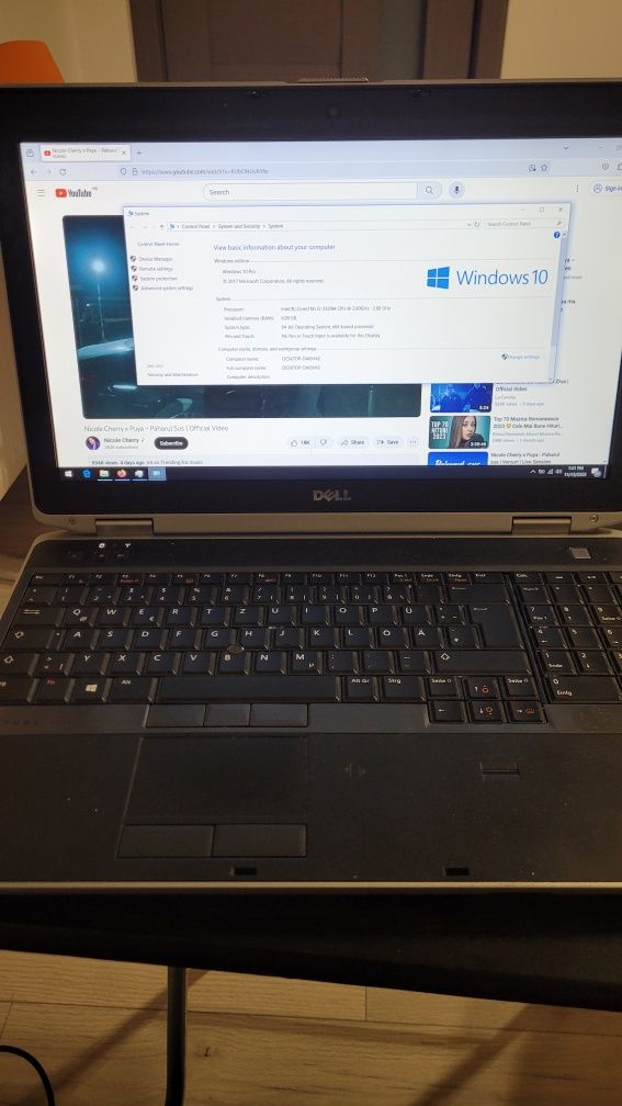 Laptop Dell Latitude E6530 i5-3320M 2.6 GHz / 6 GB / 1000 GB / Full HD