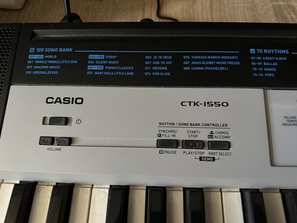 Синтезатор Casio CTK-1550