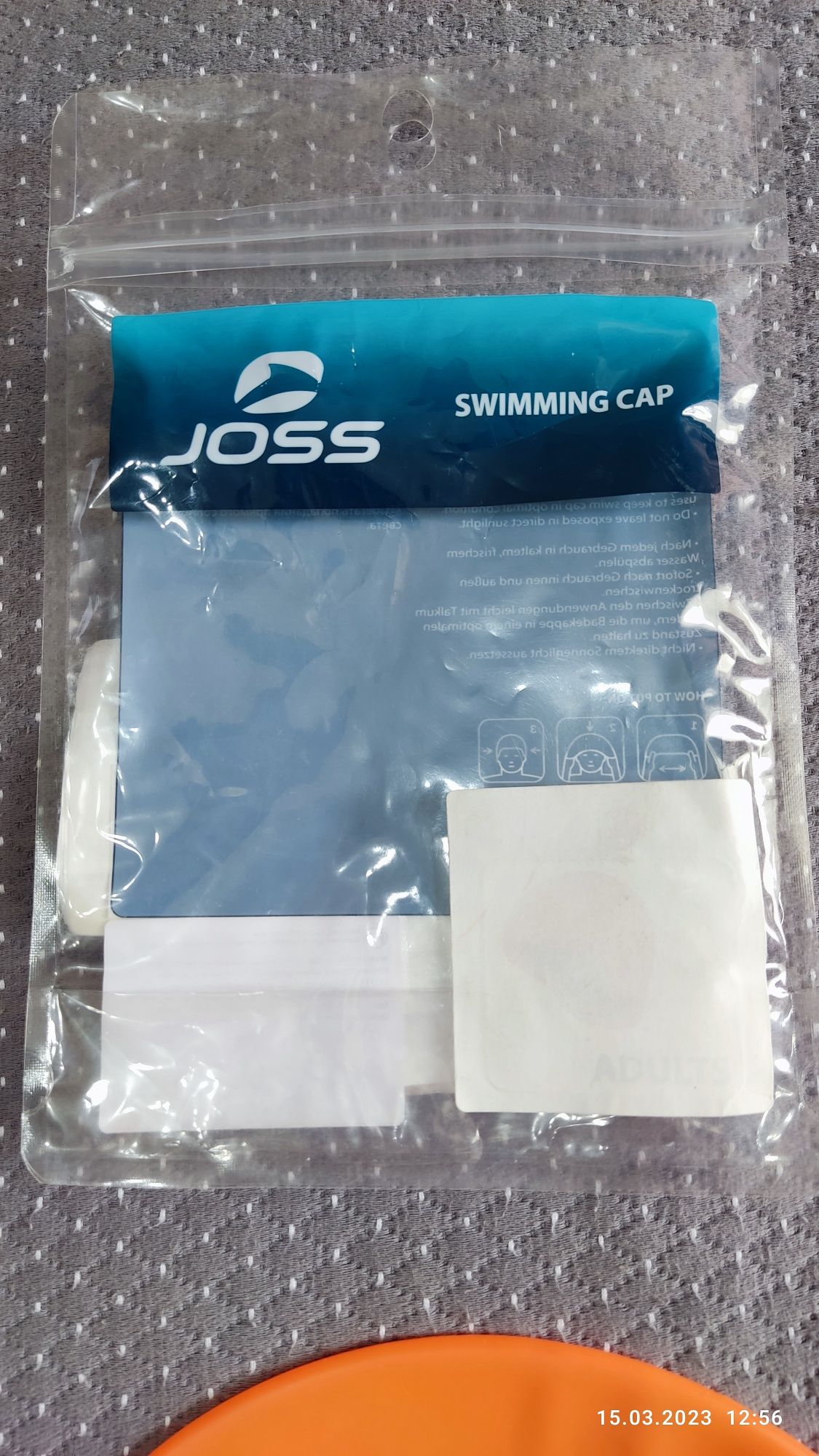 Новая абсолютно детская силиконовая шапочка для плавания