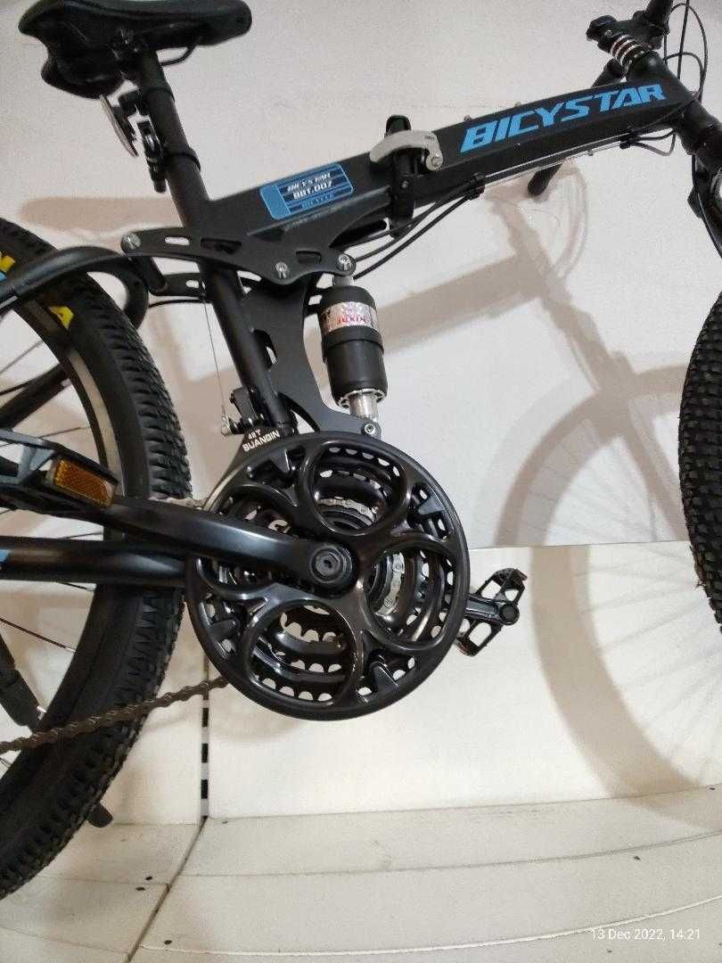 Bicicleta MTB 26"  2023, pliabila, otel usor de inalta rezistenta