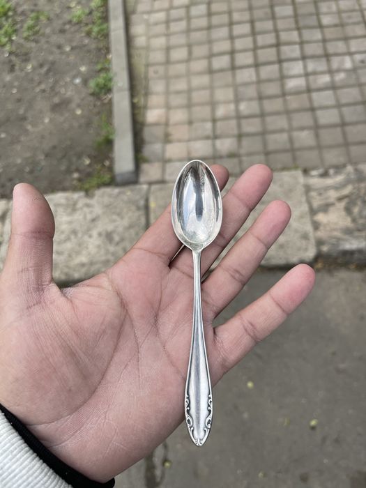 Lingurite din argint set 12