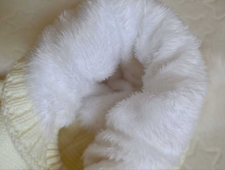 Новая шапка для девочек теплая