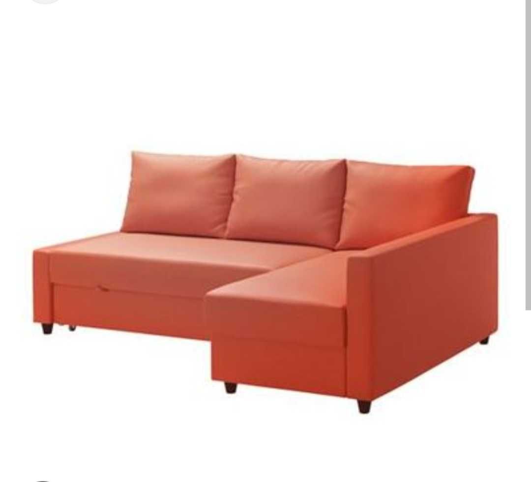 Coltar extensibil Friheten Ikea portocaliu Skiftebo