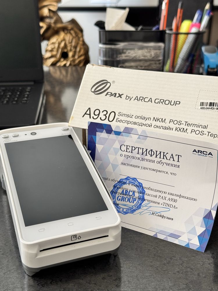 Кассовый терминал PAX 930 от Arca. Uzcard/ Humo