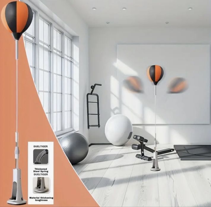 Adjustable height boxing speed ball.