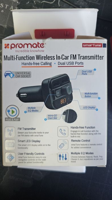 Modulator FM Promate Masina