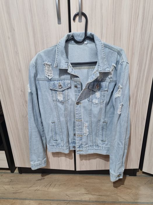 Дамско дънково яке