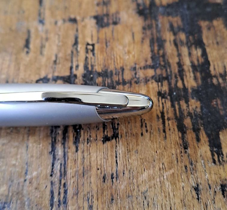 химикалка Сапи Sapi сребро със синьо Италия в кутия