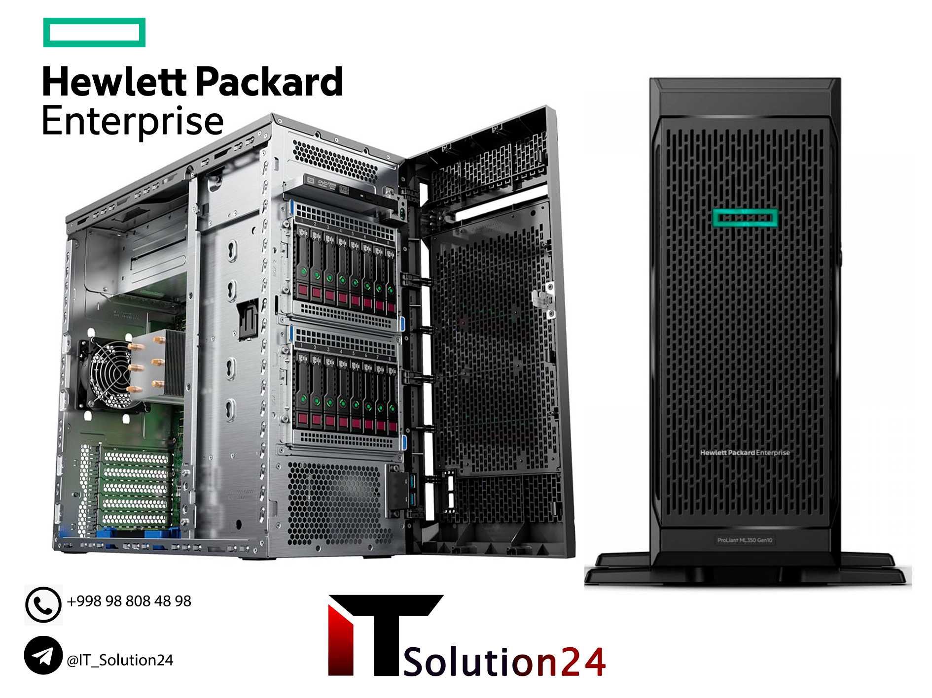 Cервер HPE ProLiant ML350 Gen 10 5218R 20 core (Перечислением)