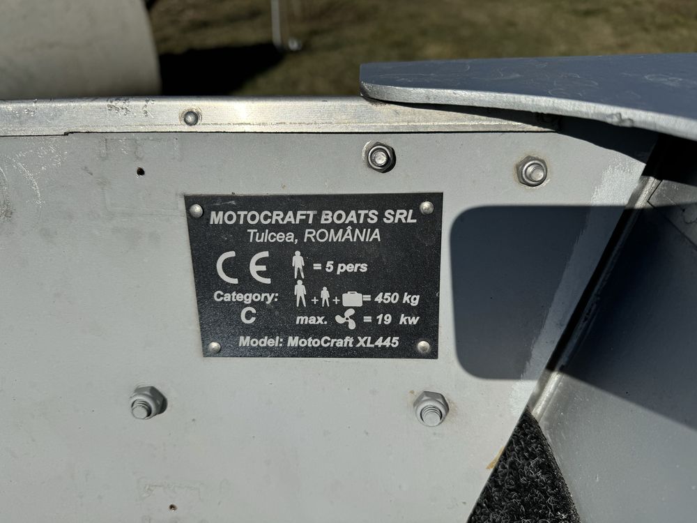 Barca aluminiu Motocraft 445 XL