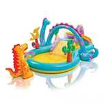 Надуваем център за игра Intex Dinoland, 302 x 229 x 112 см, PVC, с пър