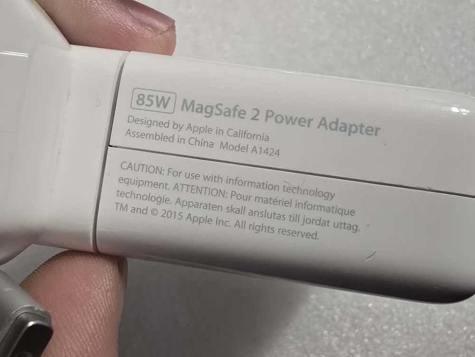 Incarcator original laptop Apple 20V 4.25A 85W Magsafe 2 A1424