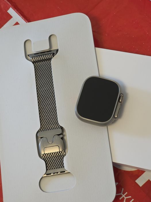 НОВ* Apple watch Ultra 2 Технополис - 2026г. Natural Titanium Milanese