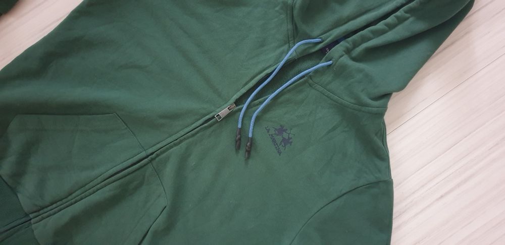 La Martina Full Zip Hoodie Mens Size M ОРИГИНАЛ! Суичер с цял Цип!