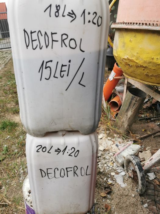 Vand decofrol. Solutie pentru curatarea si inytetinerea cofrajelor