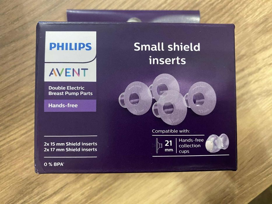 Vând Set 4 insertii Philips Avent SCF554/11, 15 mm si 17mm, silicon, t