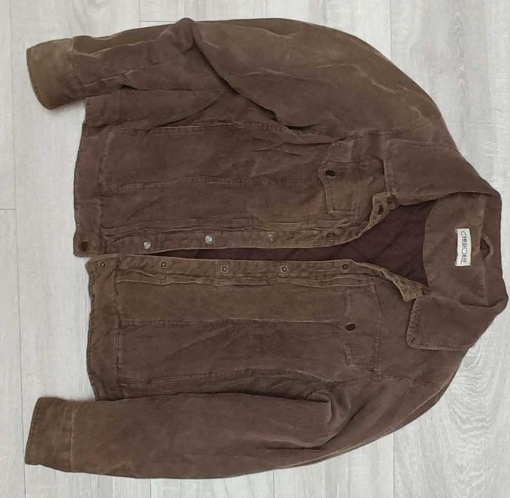 Geaca Jacheta Velur căptușită Guler detasabil