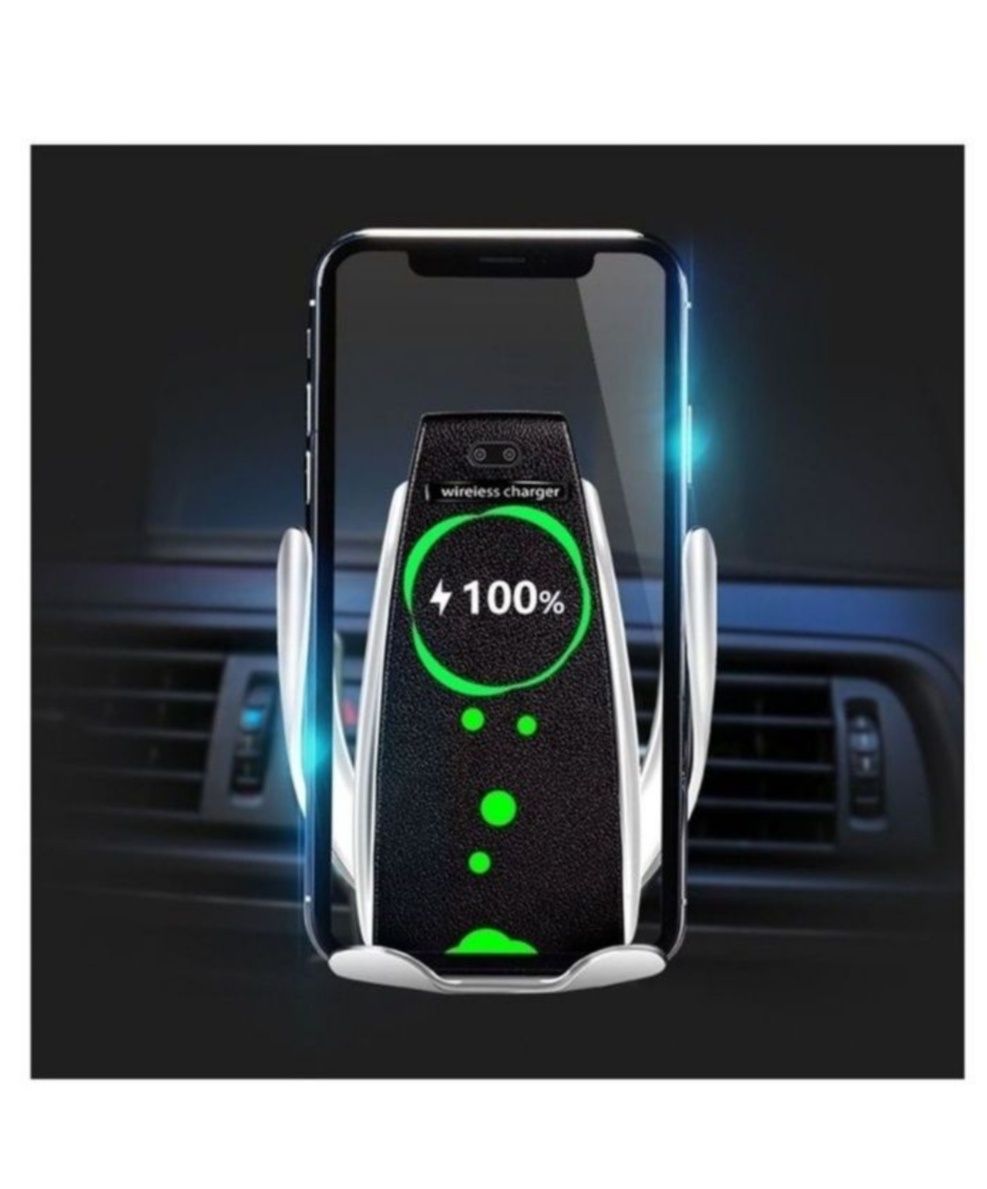 Incarcator auto wireless si suport telefon cu senzor