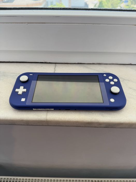 Nintendo switch lite albastru + joc Splatoon 3