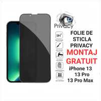 Folie de Sticla Full iPhone 13 Pro Max - Privacy Glass