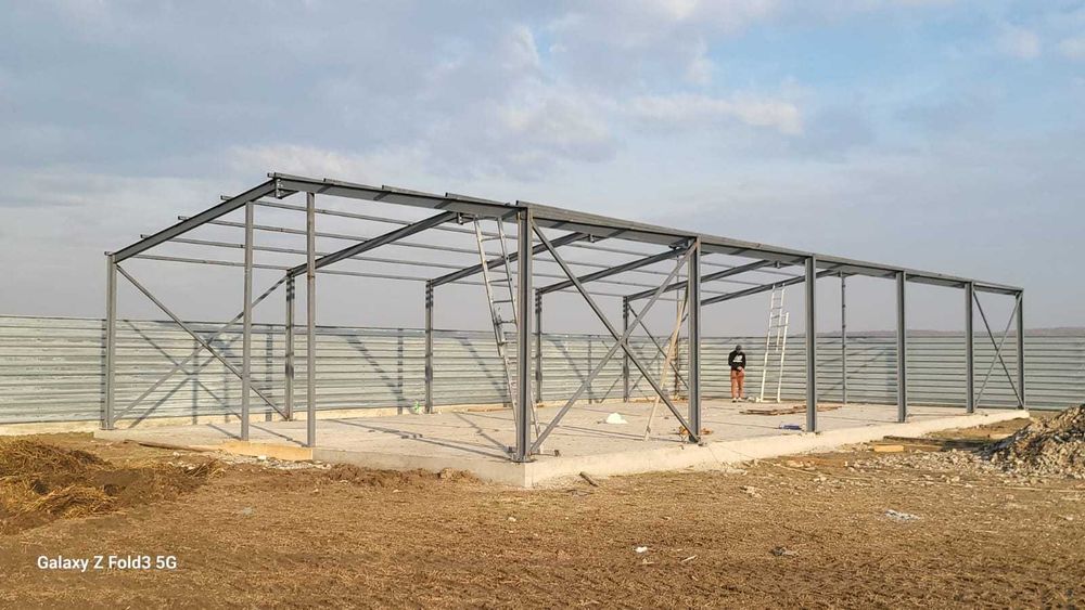 Hale pe structura metalica