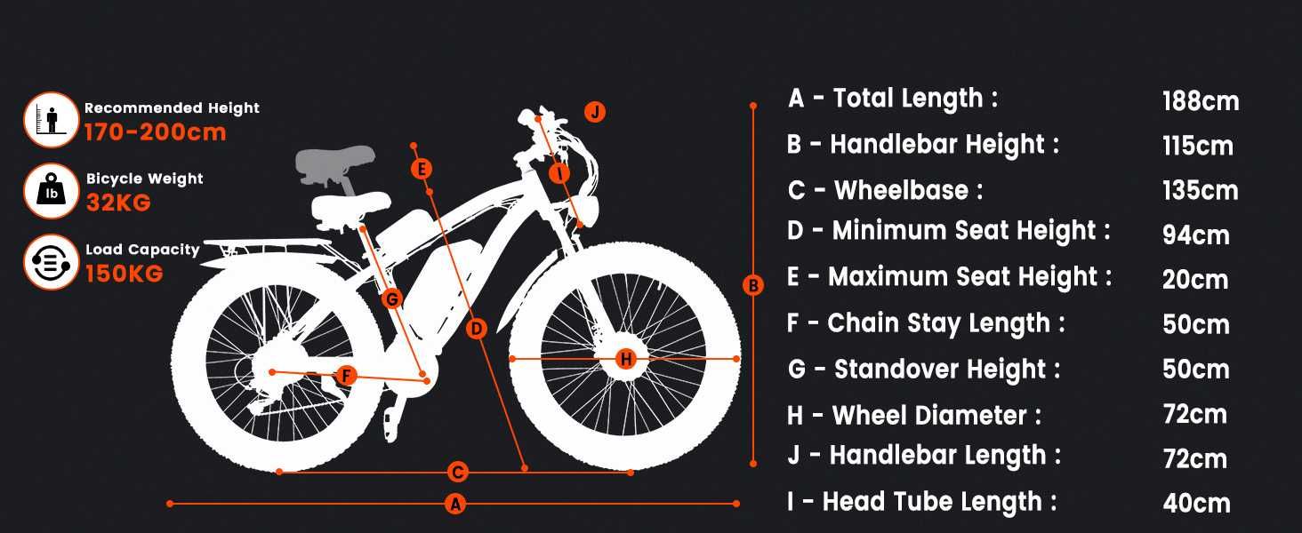 Bicicleta Electrica GUNAI GN88, 2000W, 55 km/h, 48V 22AH, 2x2