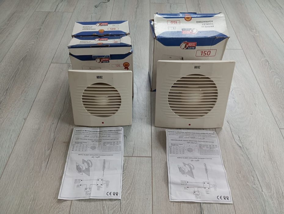 ВИНТЕЛЯТОР ДЛЯ Ванной Комнаты И ТУАЛЕТА  120дм 7000тг 150дм 9000 тг