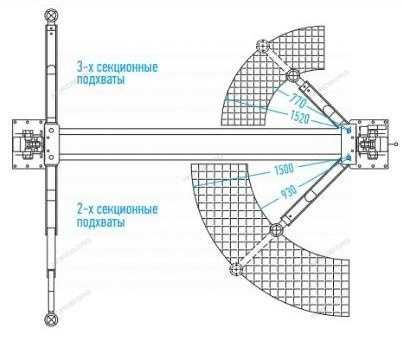 Подъёмники 4 х стоечный   (и для развал схождения тоже)