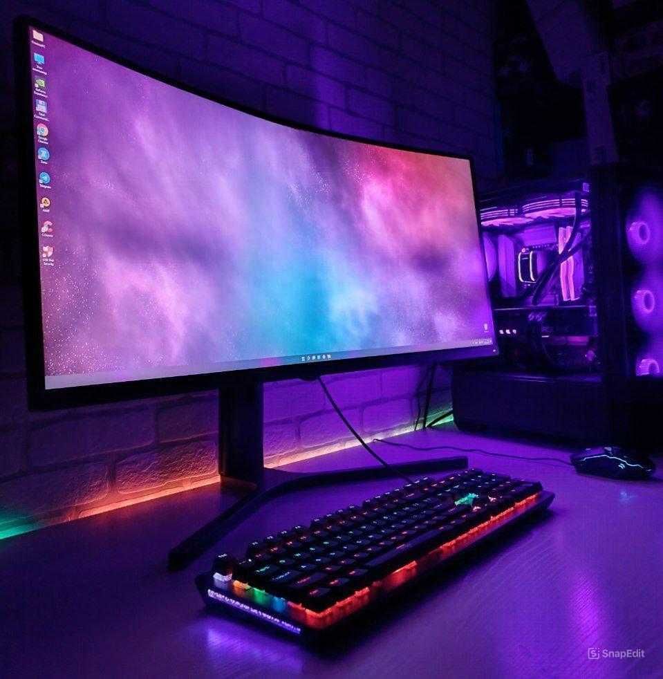 ТОП! Игровой компьютер RGB в красивом корпусе. Компьютер для геймера