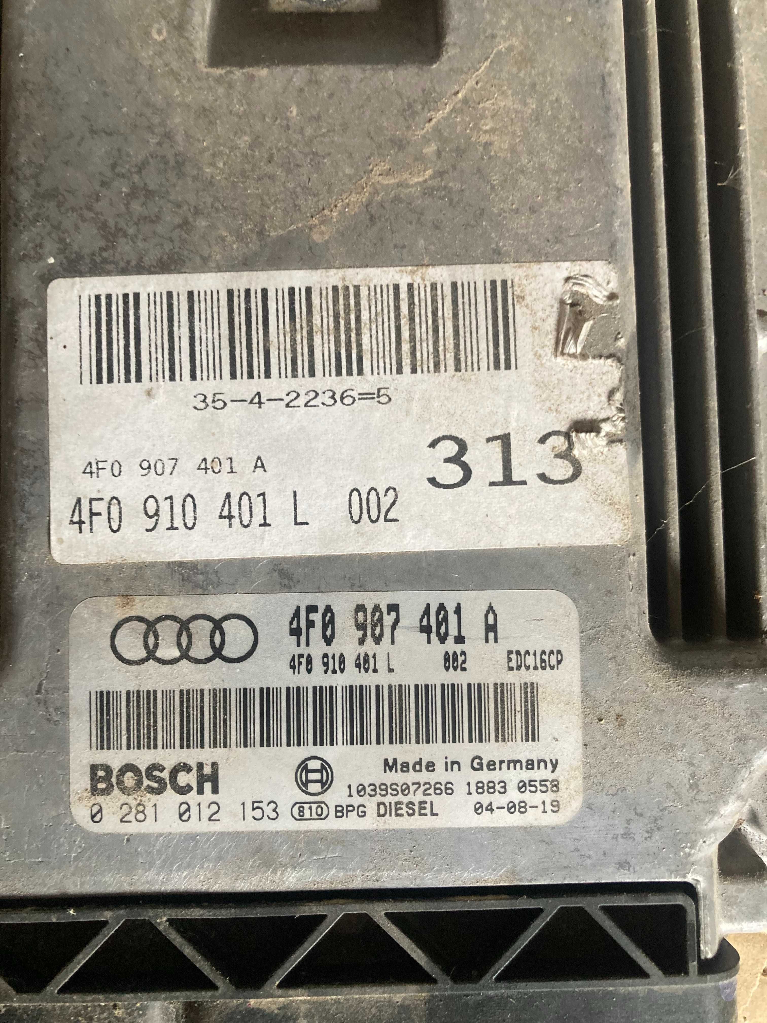 Компютър еку ecu електронен блок двигател Ауди А6 4ф 3.0тди 224кс BMK