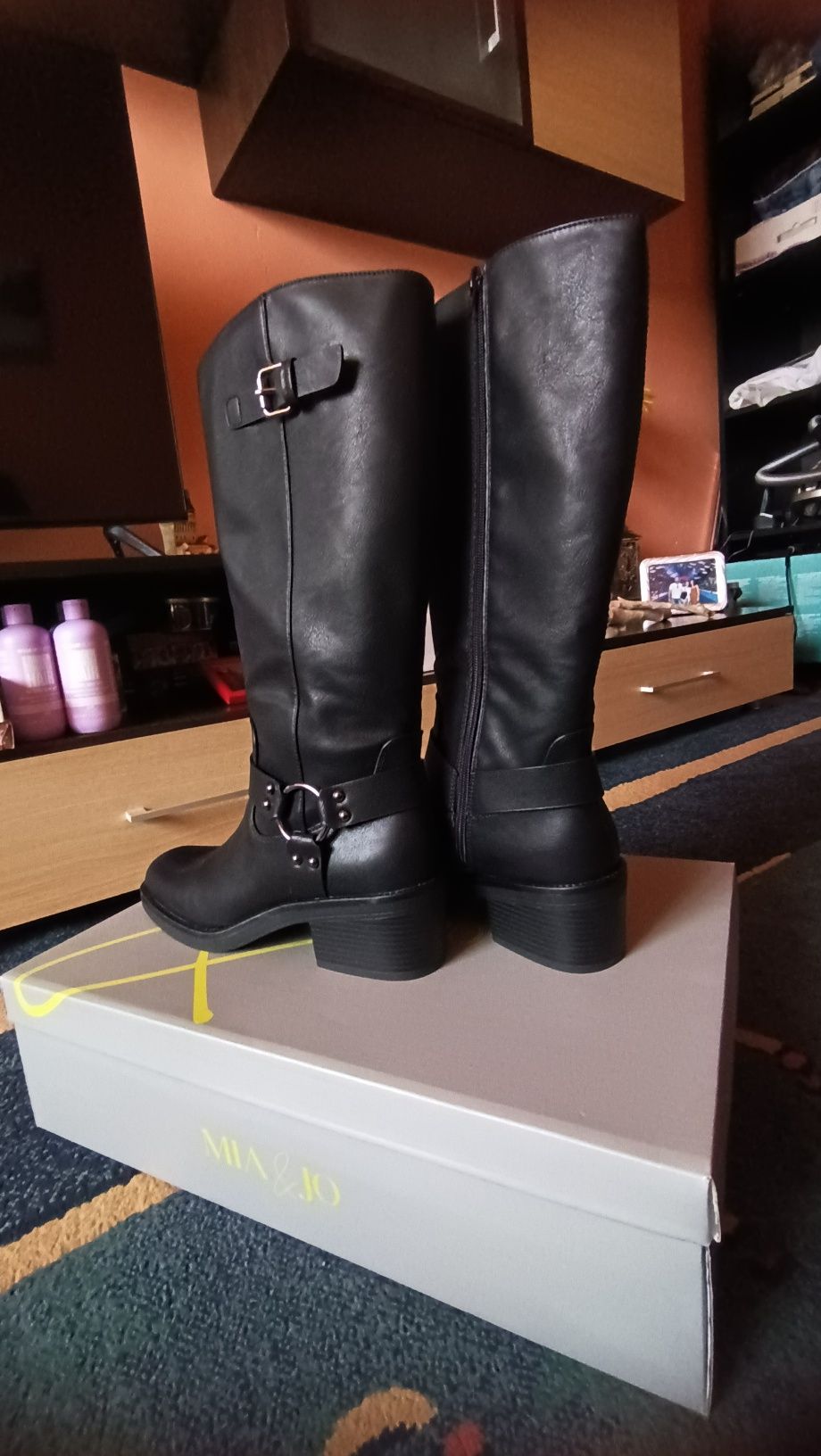 Biker boots Mia & Jo mărimea 42