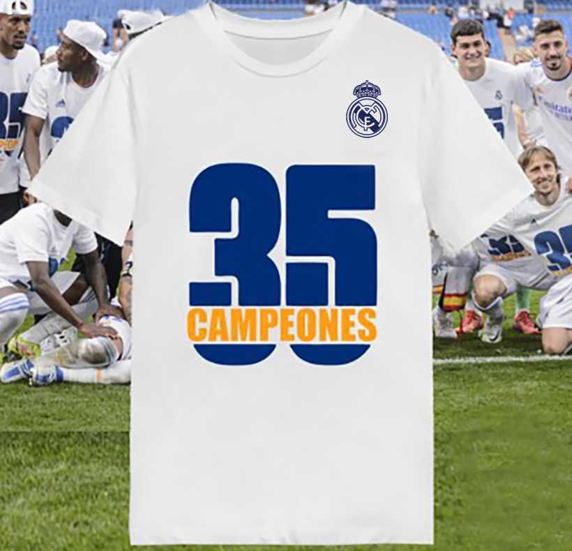 Тениски Real Madrid CHAMPIONS 2022 / Barcelona с ИМЕ И НОМЕР ПО ИЗБОР!