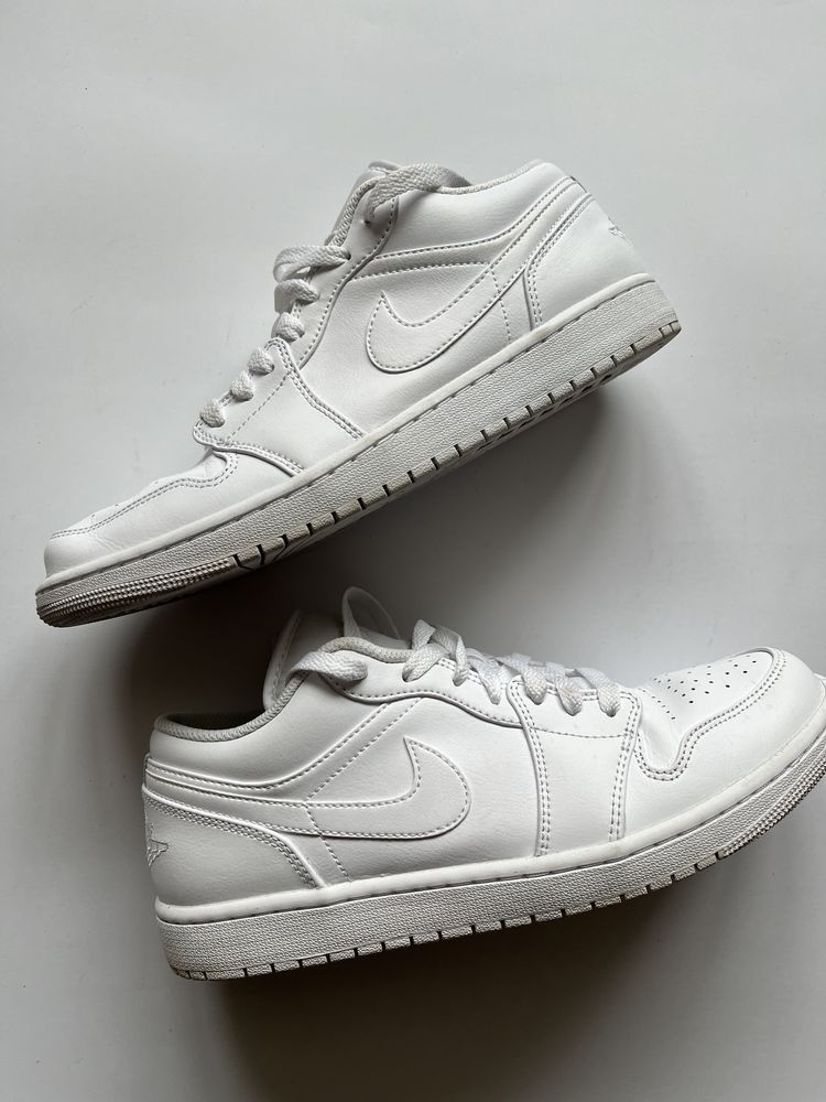 Air JORDAN 1 Low - Triple White 46 / Оригинал