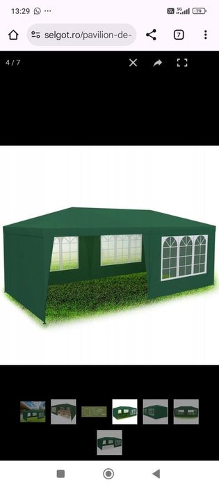 Cort pavilion de gradina 3/3,m și 6/3m noi