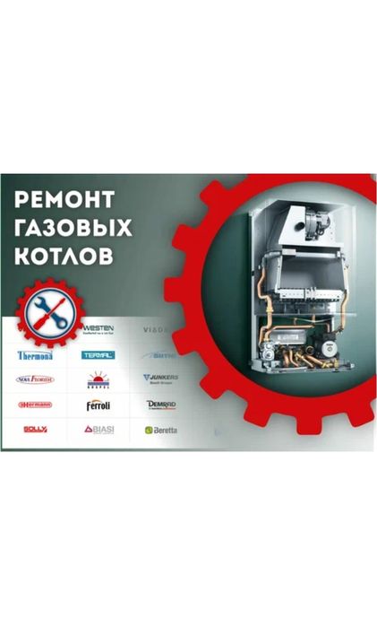 Сантехник. Ремонт котла отопления. Газовый котел отопления. Профилакти
