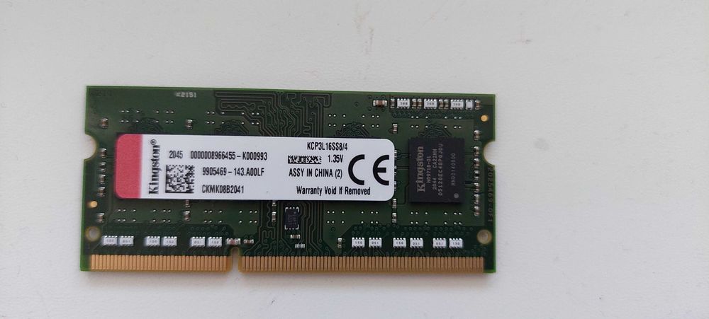 Memorie RAM Laptop Kingston 4GB SODIMM DDR3L 1600MHz CL11 1.35V